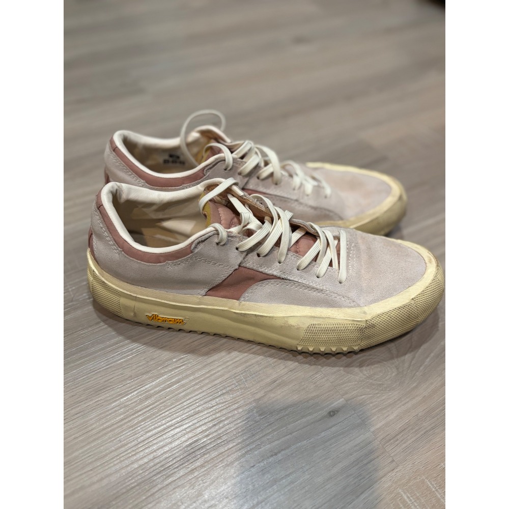 Brandblack Capo Mens Sneakers Pink Tan Suede Vibram Megagrip Size 11 Low Top
